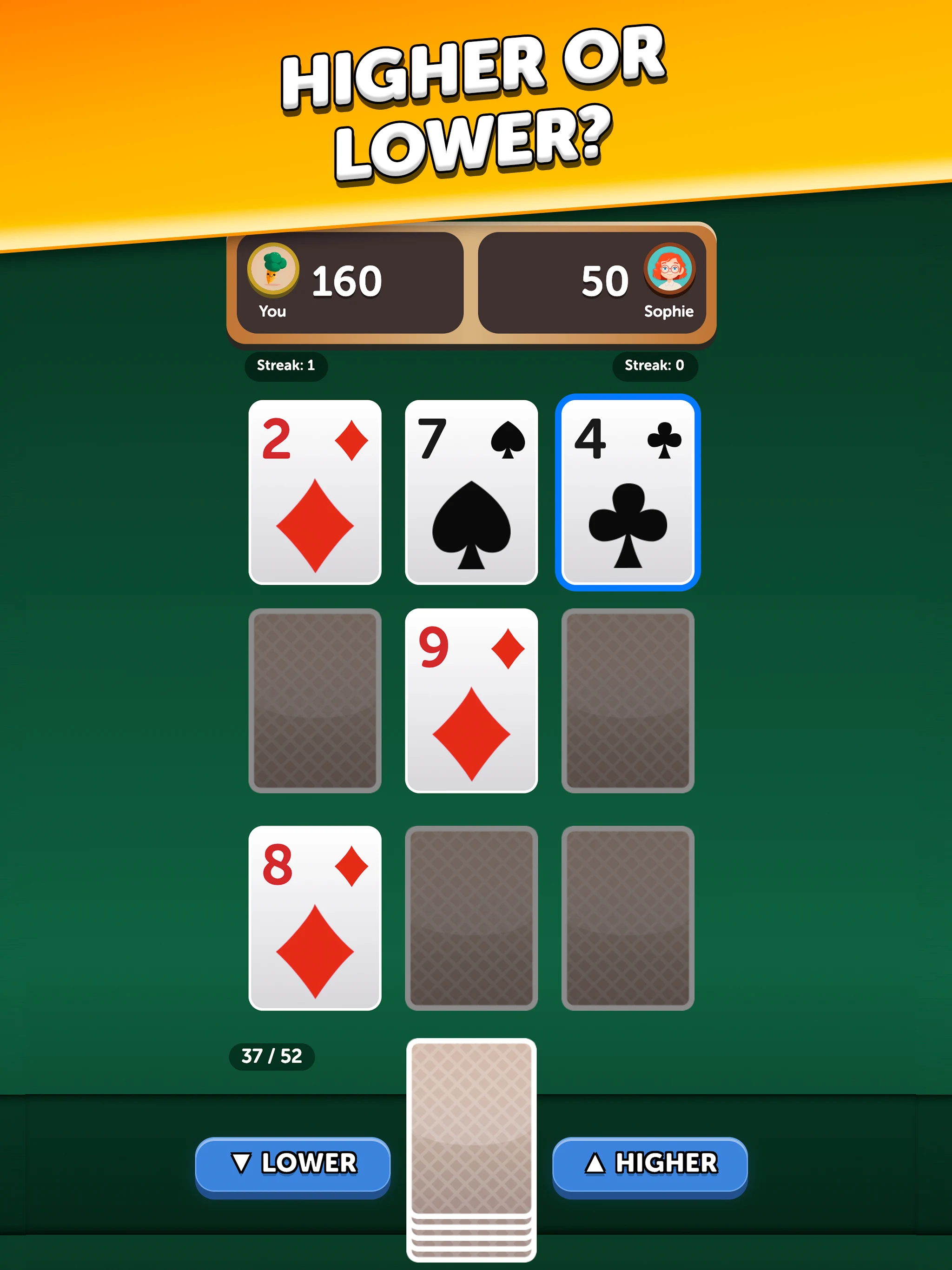 Beat The Deck - Card Game screenshot
