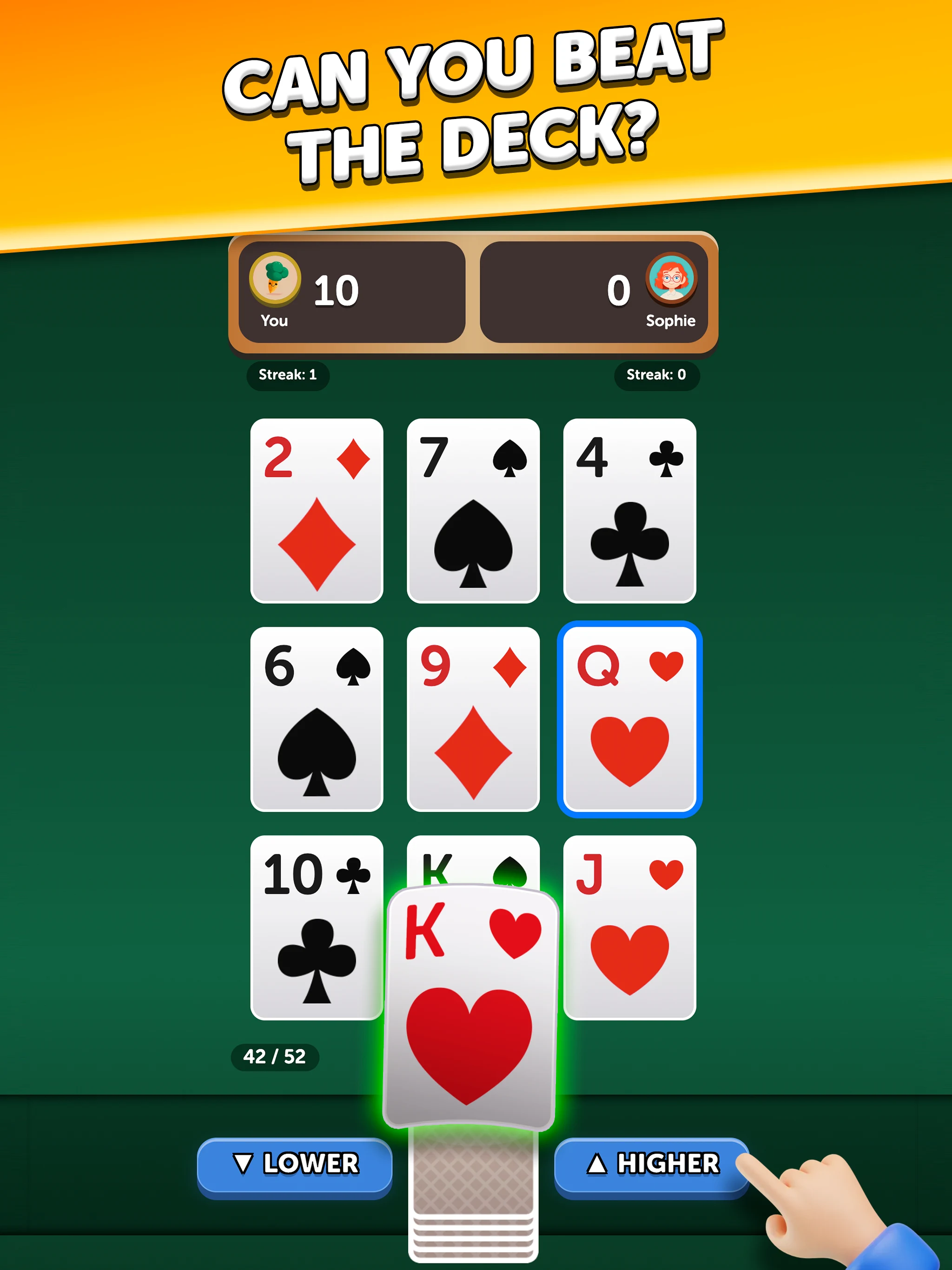 Beat The Deck - Card Game screenshot