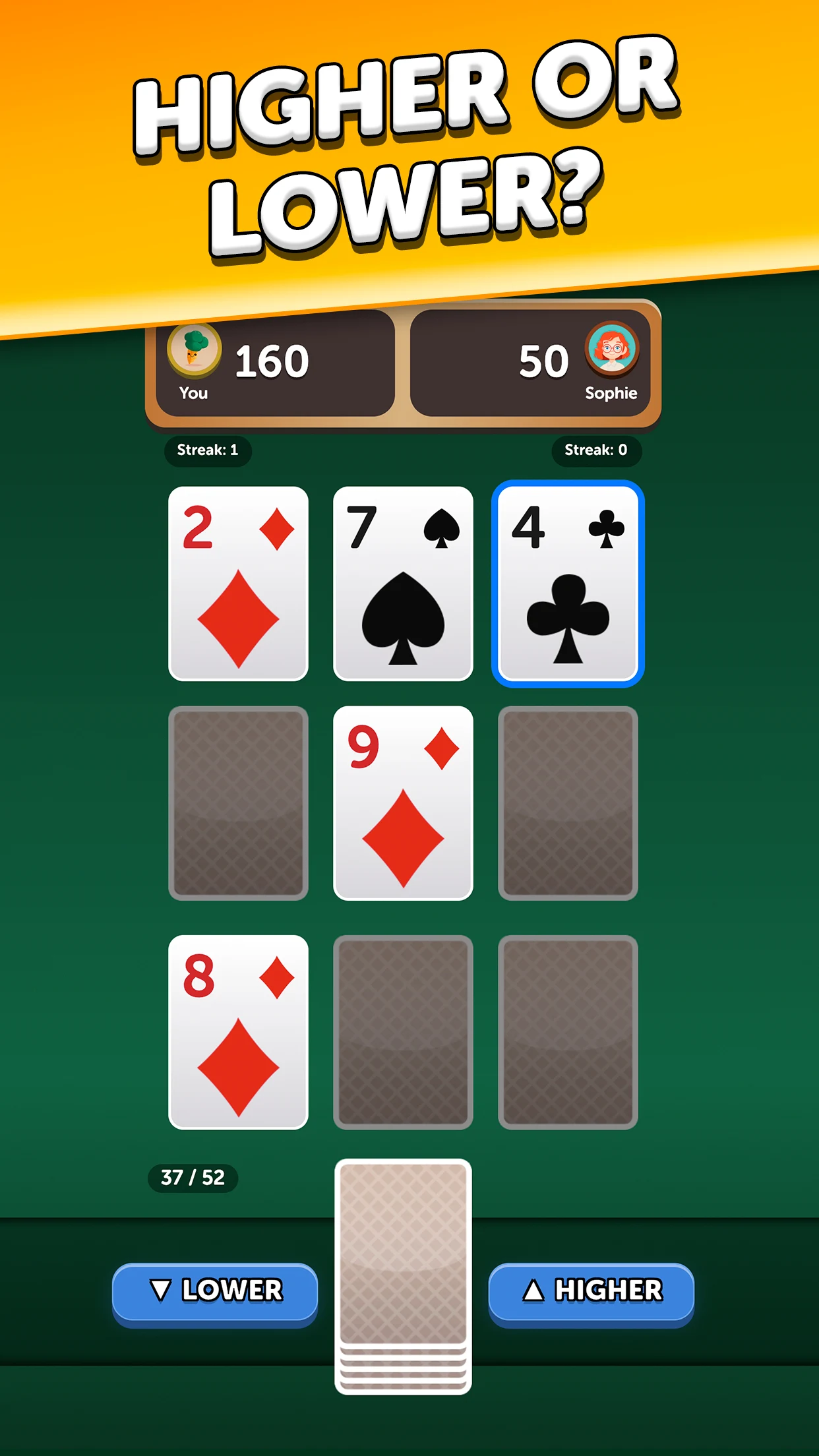 Beat The Deck - Card Game screenshot