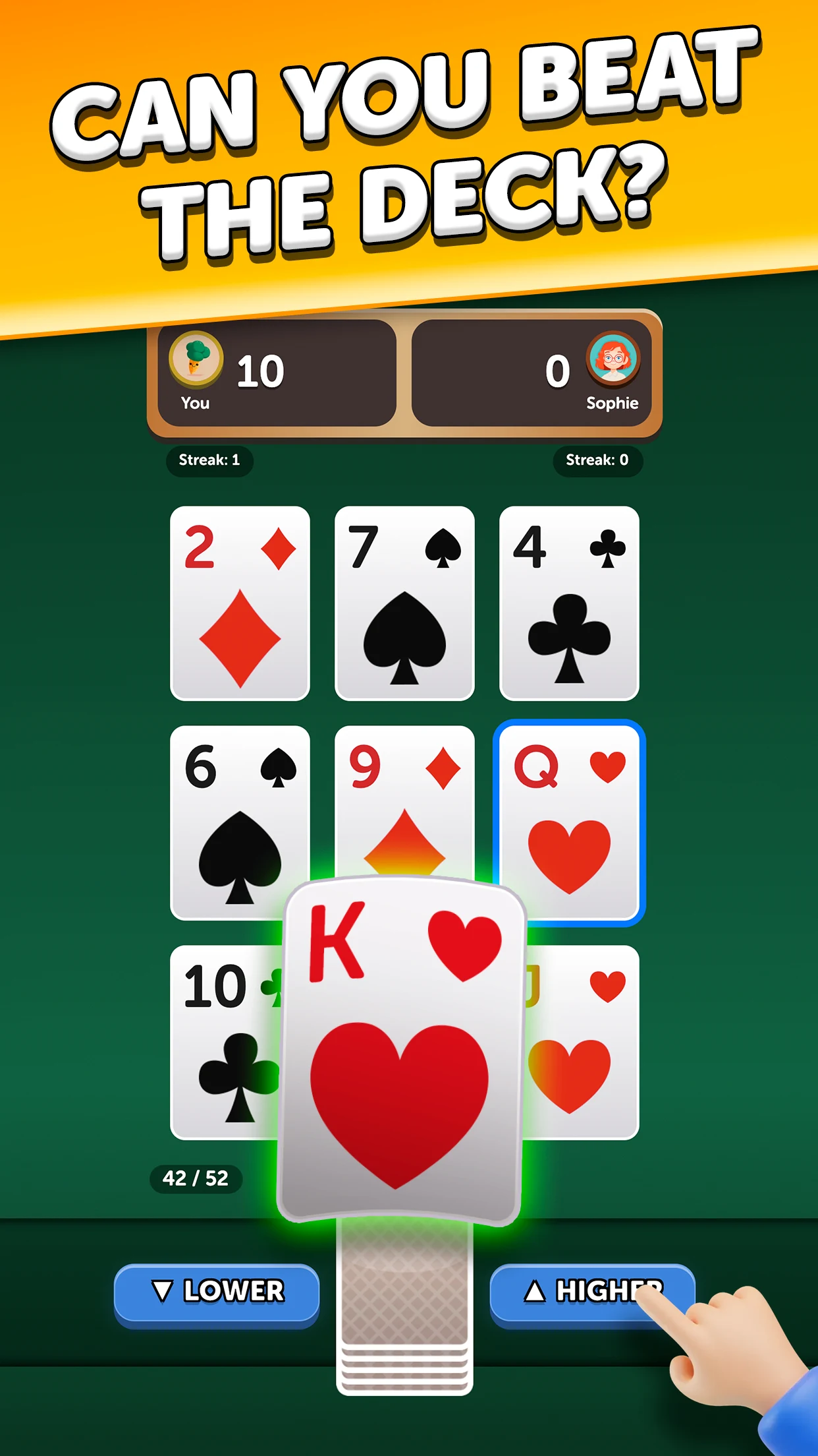 Beat The Deck - Card Game screenshot